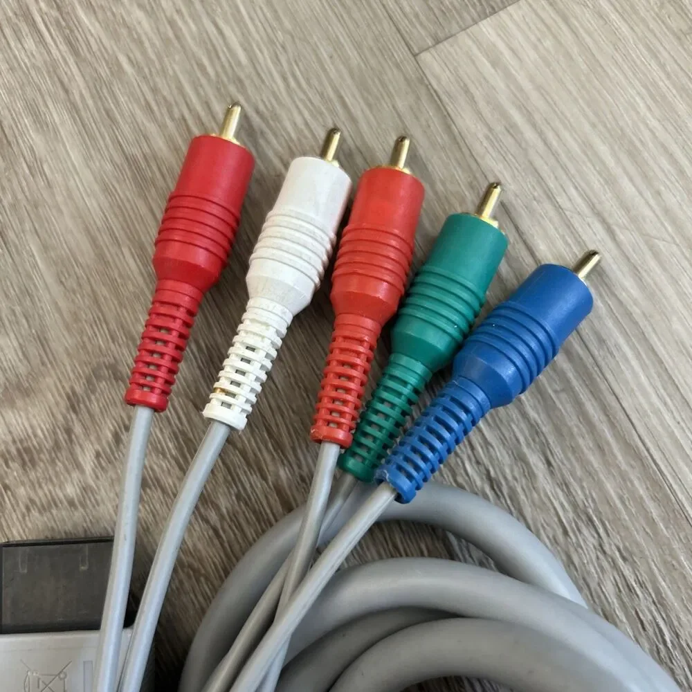 Nintendo Wii RVL-011 OEM HD Component Video Cable Genuine Authentic Tested Works